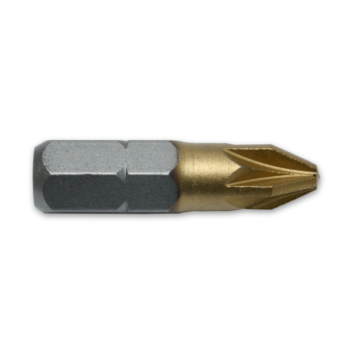 Bit PZ, S2-Stahl TiAlN-beschichtet, 1/4 Zoll, 25 mm: Produktansicht