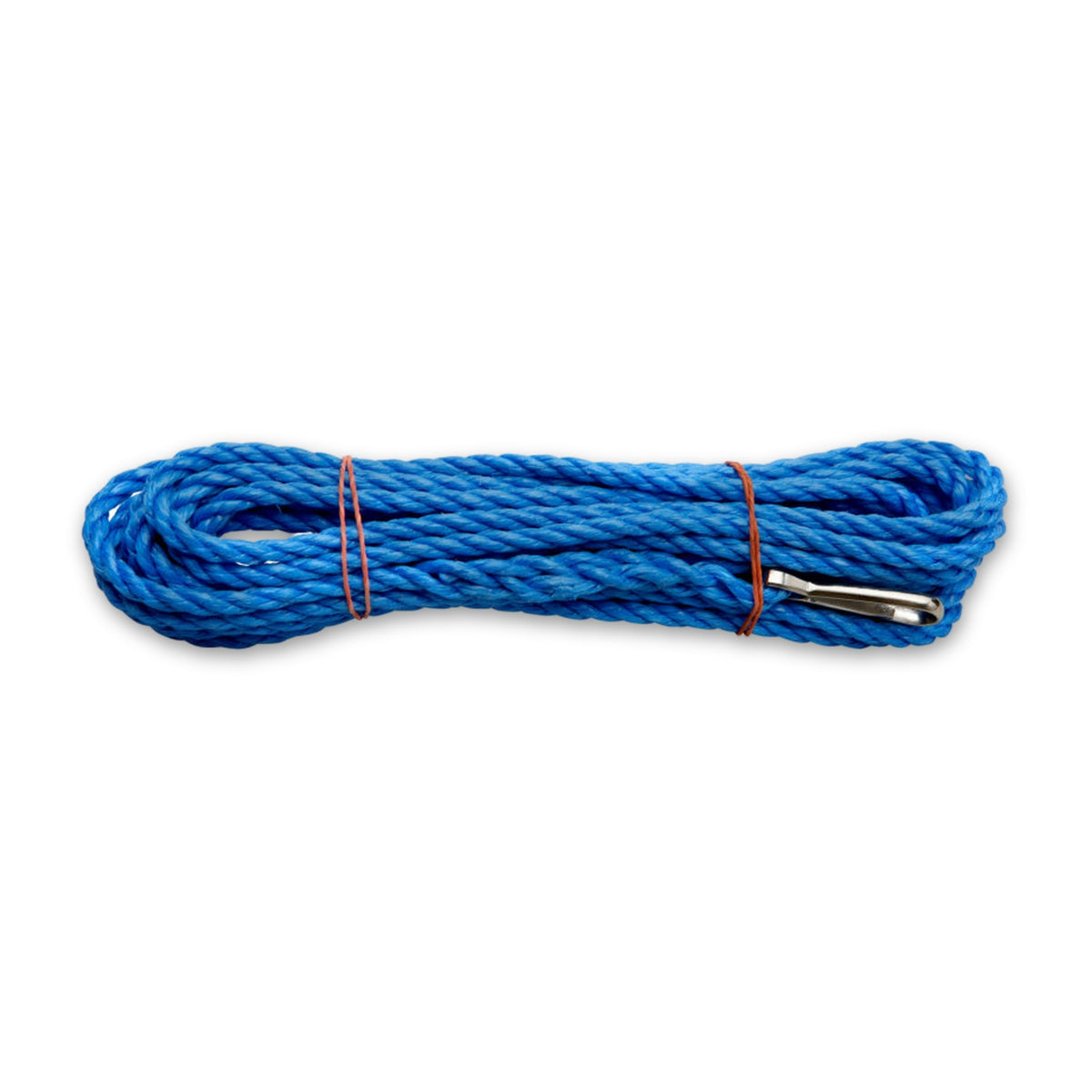 Bootsleine mit Simplexhaken blau, Polypropylen, 6 mm × 6 m: Produktansicht