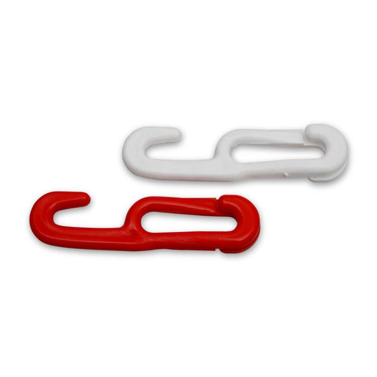 Kettenhaken-Set rot, Polyethylen, 6 mm, 4-teilig: Produktansicht