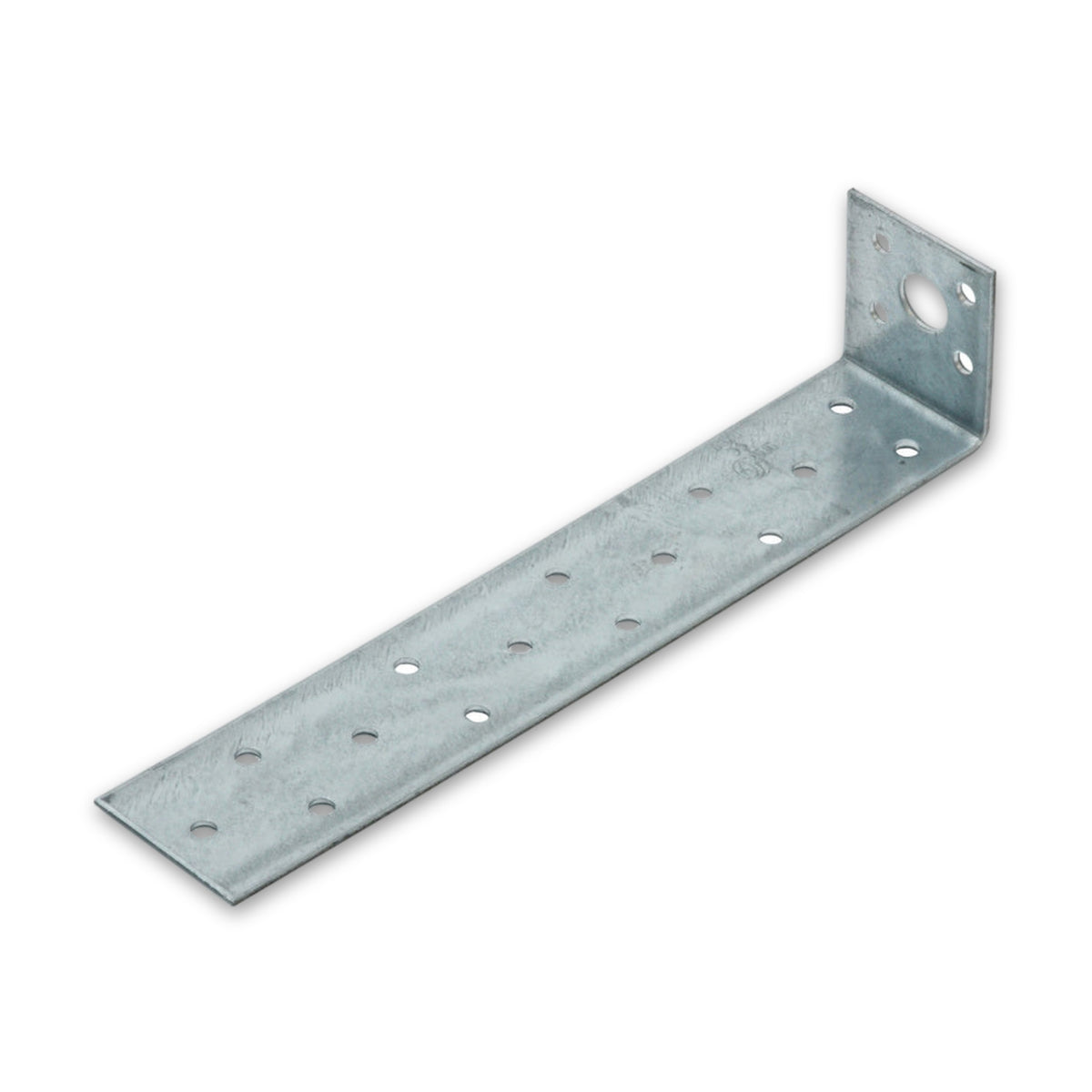 Flachstahlanker leicht, Stahl sendzimirverzinkt, 40 × 40 × 2 mm: Produktansicht