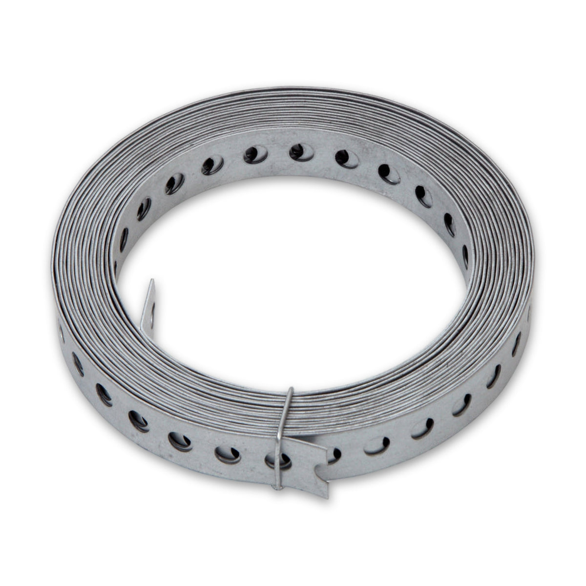 Montagelochband ohne Randlochung, Stahl verzinkt, 0,75 mm: Produktansicht