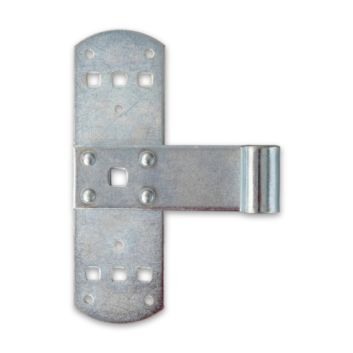 Kreuzband mit Zierlochung, Stahl verzinkt, 160 × 50 × 2 mm: Produktansicht
