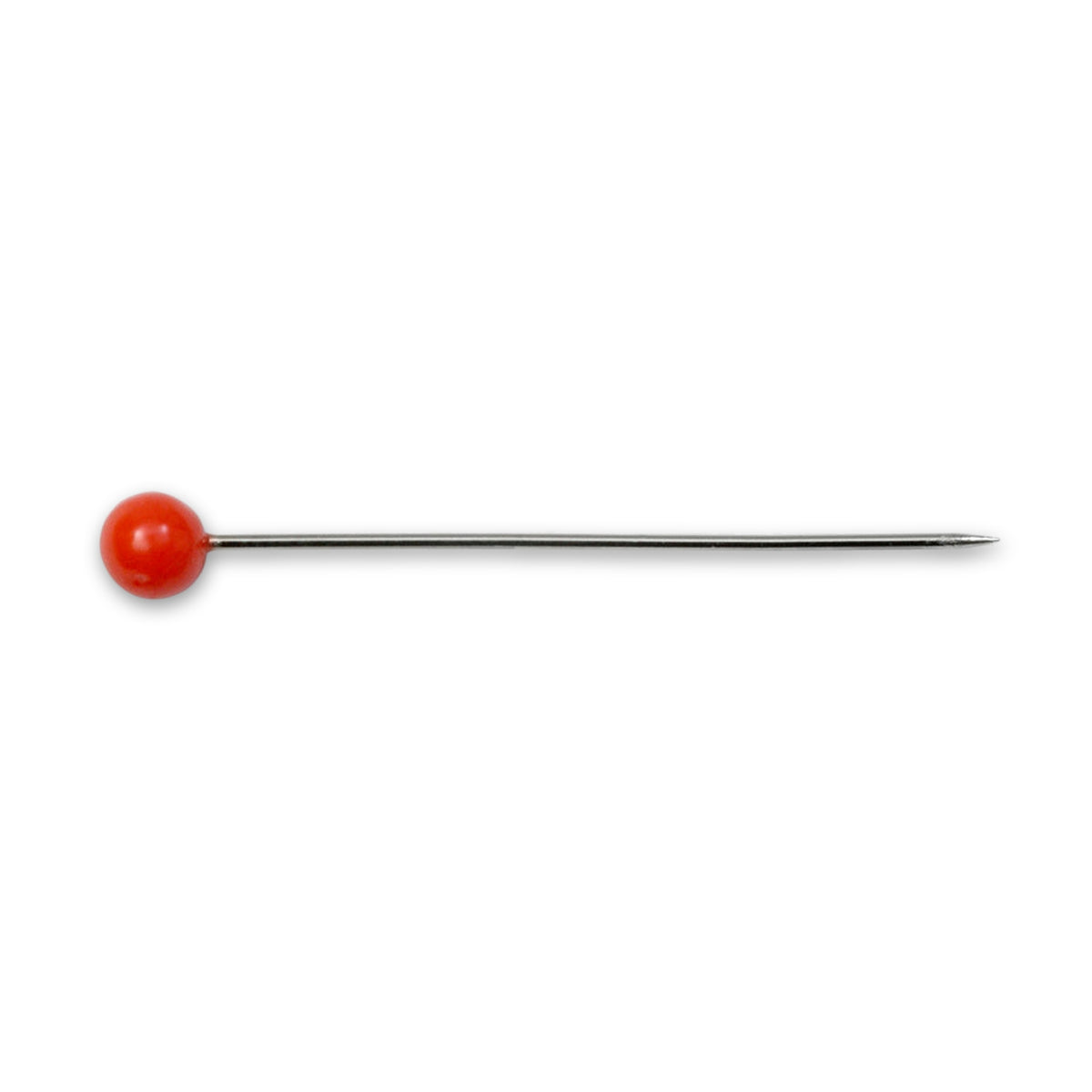 Stecknadel mit buntem Kunststoffkopf, Stahl, 0,6 × 32 mm: Produktansicht