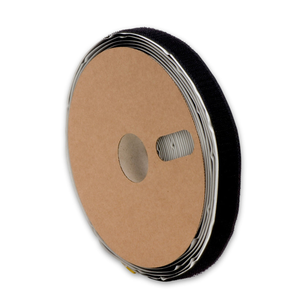 Klettband selbstklebend mit Haken, schwarz, 20 mm × 10 m: Produktansicht