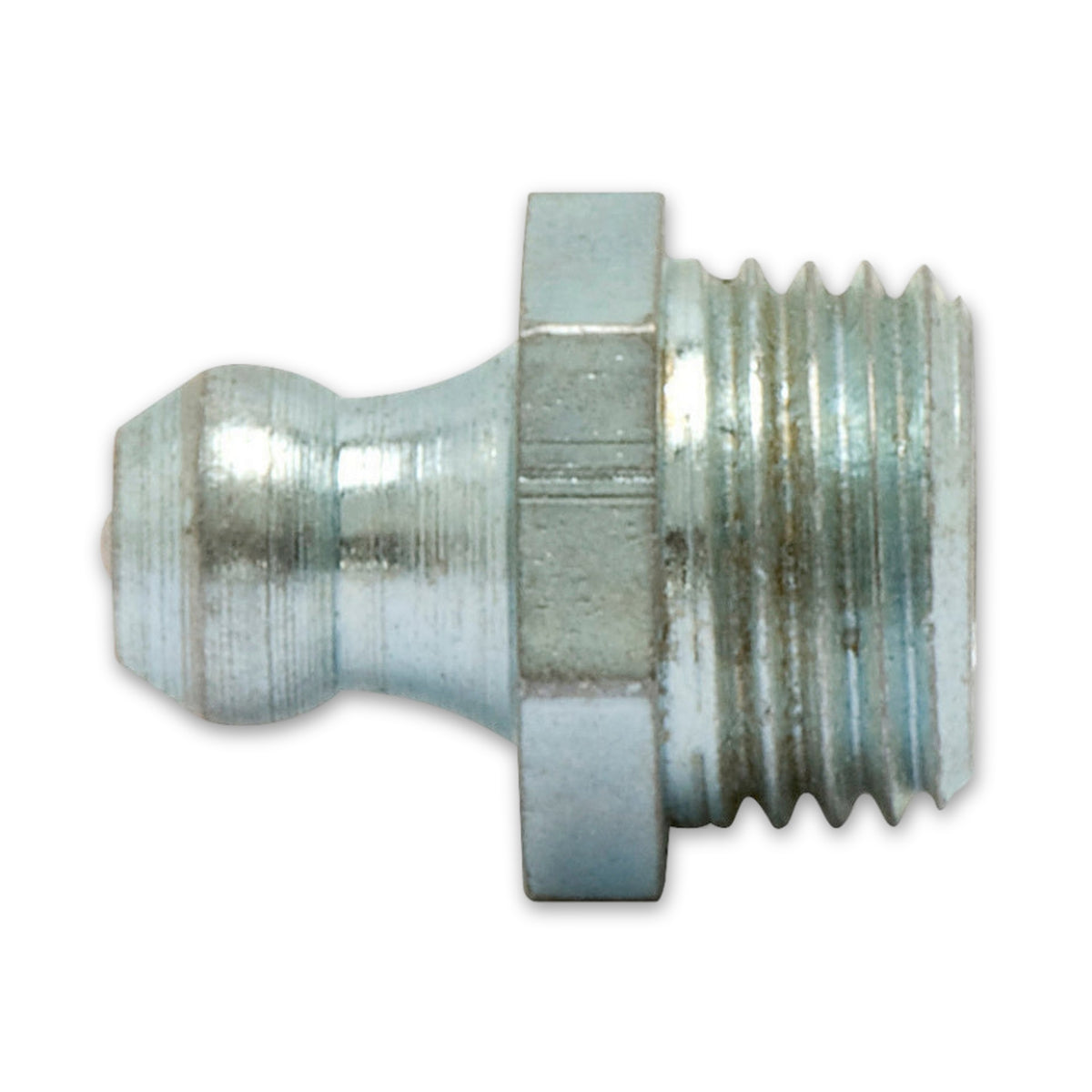 Hydraulikschmiernippel H1 gerade, Stahl verzinkt, DIN 71412: Produktansicht