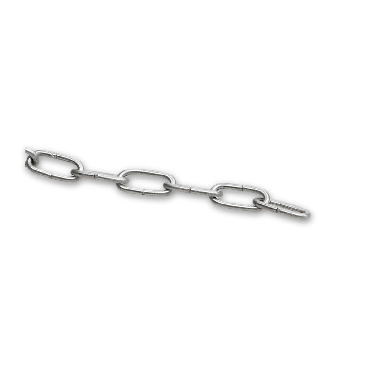 Uhrkette, Stahl verzinnt, 1,1 mm, Teilung 7 mm, Meterware: Produktansicht