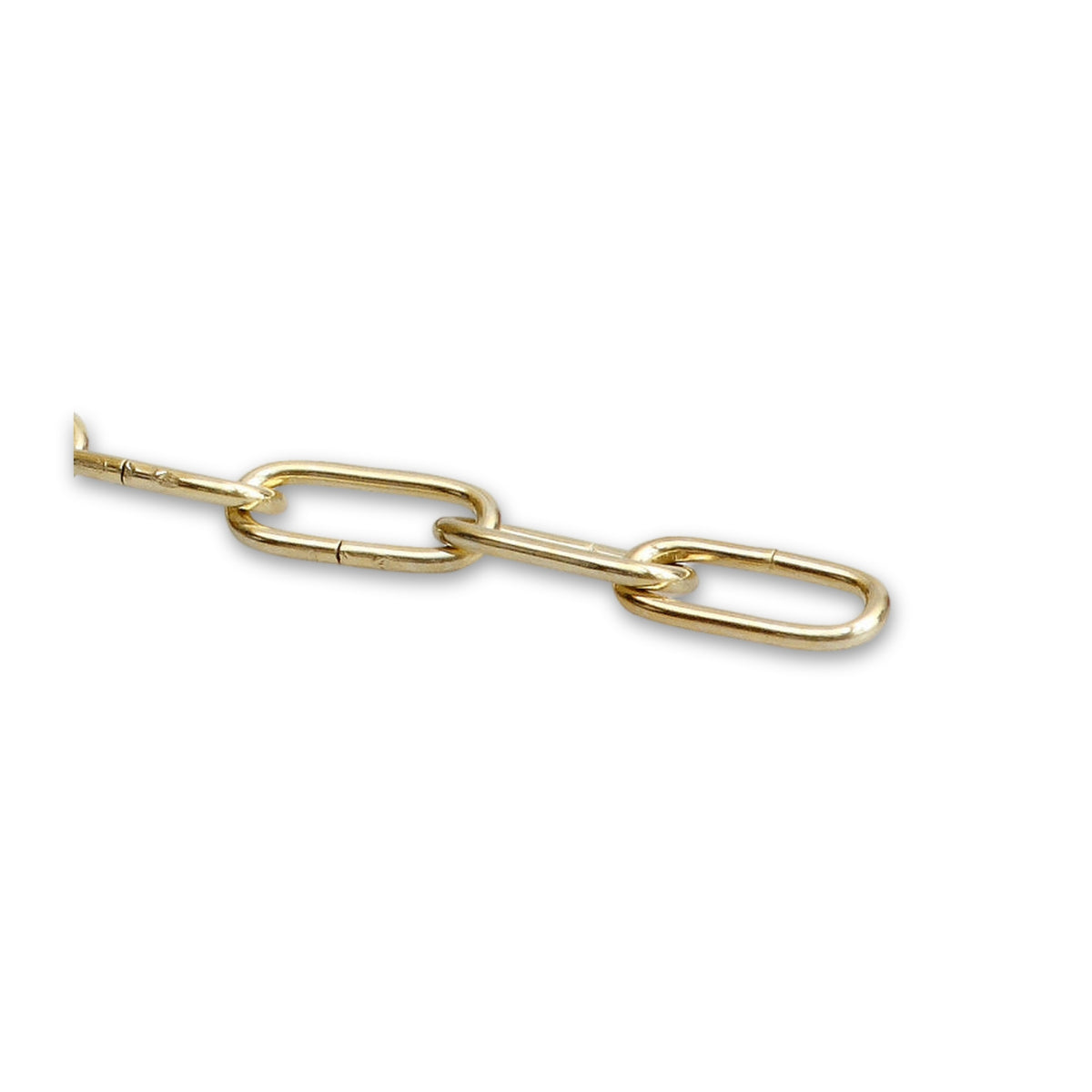 Rundstahlkette halblanggliedrig, vermessingt, DIN 5685-2, 2,5 mm: Produktansicht