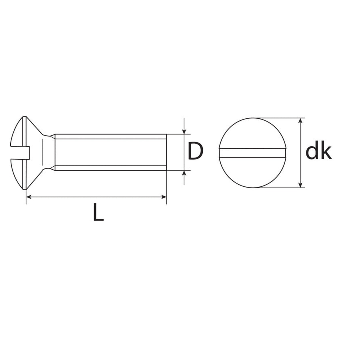 Hülsenschrauben M4 aus vernickeltem Messing: Produktansicht