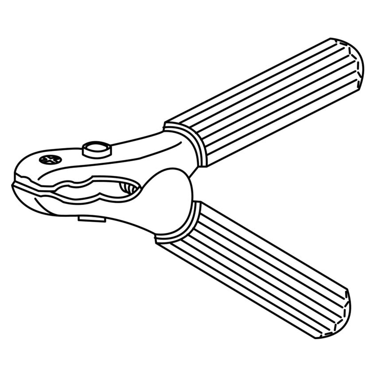 Kfz-Ladezangen-Set vollisoliert, 100 A, 160 mm: Produktansicht