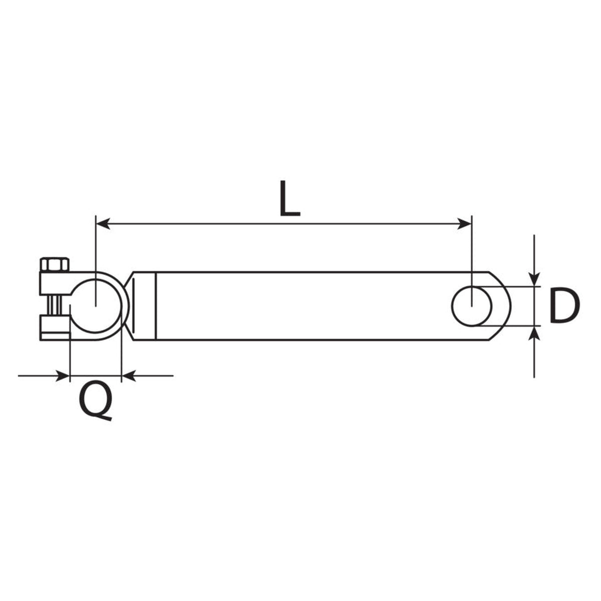 Kfz-Batteriemasseband mit Klemme, verzinnt, 21 mm² × 350 mm: Produktansicht