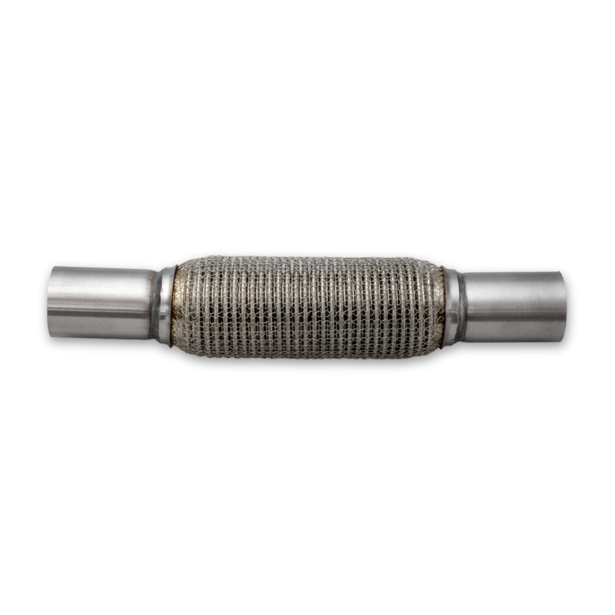 Kfz-Softflexrohr mit Anschlussrohr, Edelstahl A2, 340 mm: Produktansicht