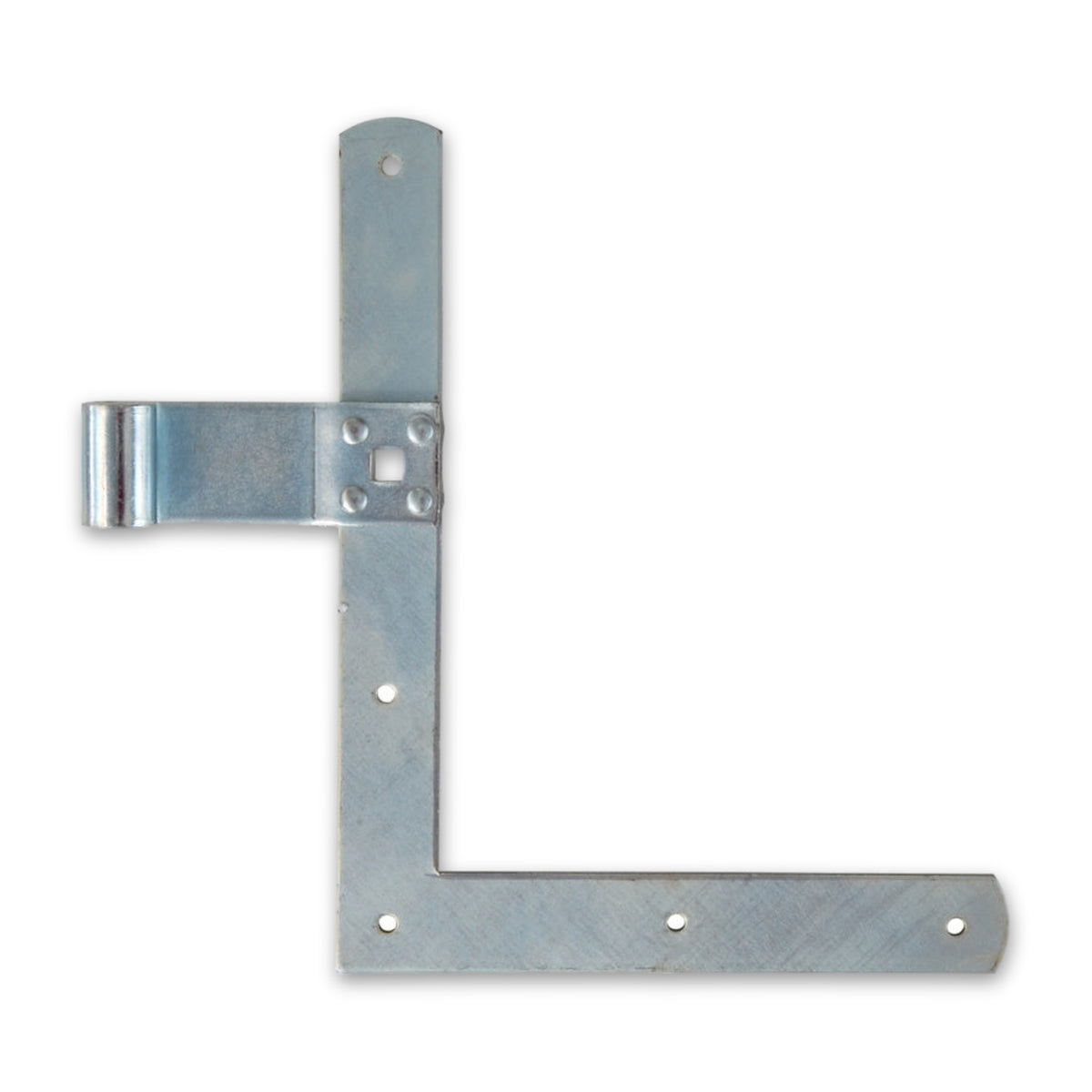 Fensterwinkelband links unten, Stahl verzinkt, 200 × 30 × 3 mm: Produktansicht