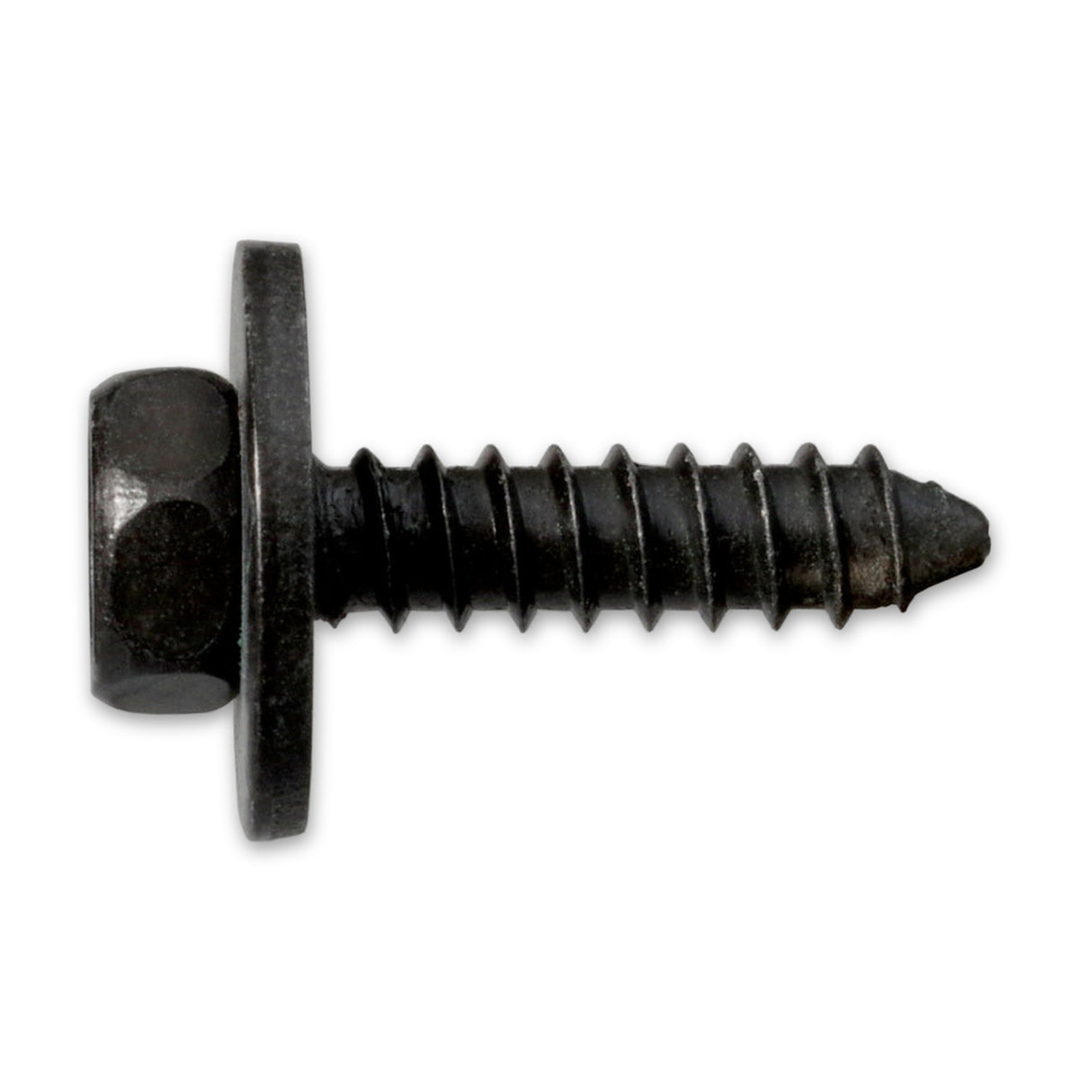 Kfz-Kombischraube, Scheibe 15 mm, 4,8 × 19 mm, schwarz verzinkt: Produktansicht