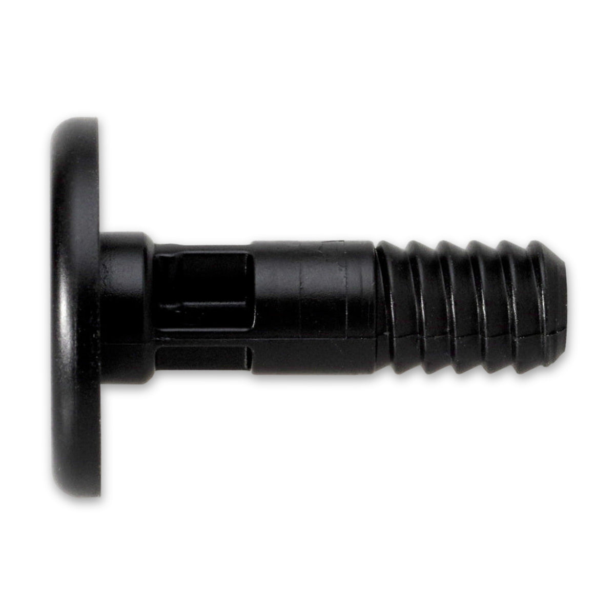 Kfz-Nietstift schwarz, Polyoxymethylen, dk 20 mm, L 24,5 mm: Produktansicht