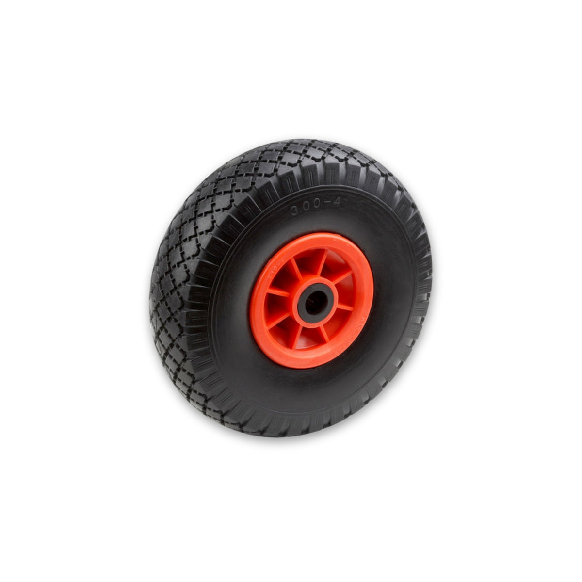 Sackkarrenrad pannensicher rot, Polyurethan und PVC, 260 mm: Produktansicht