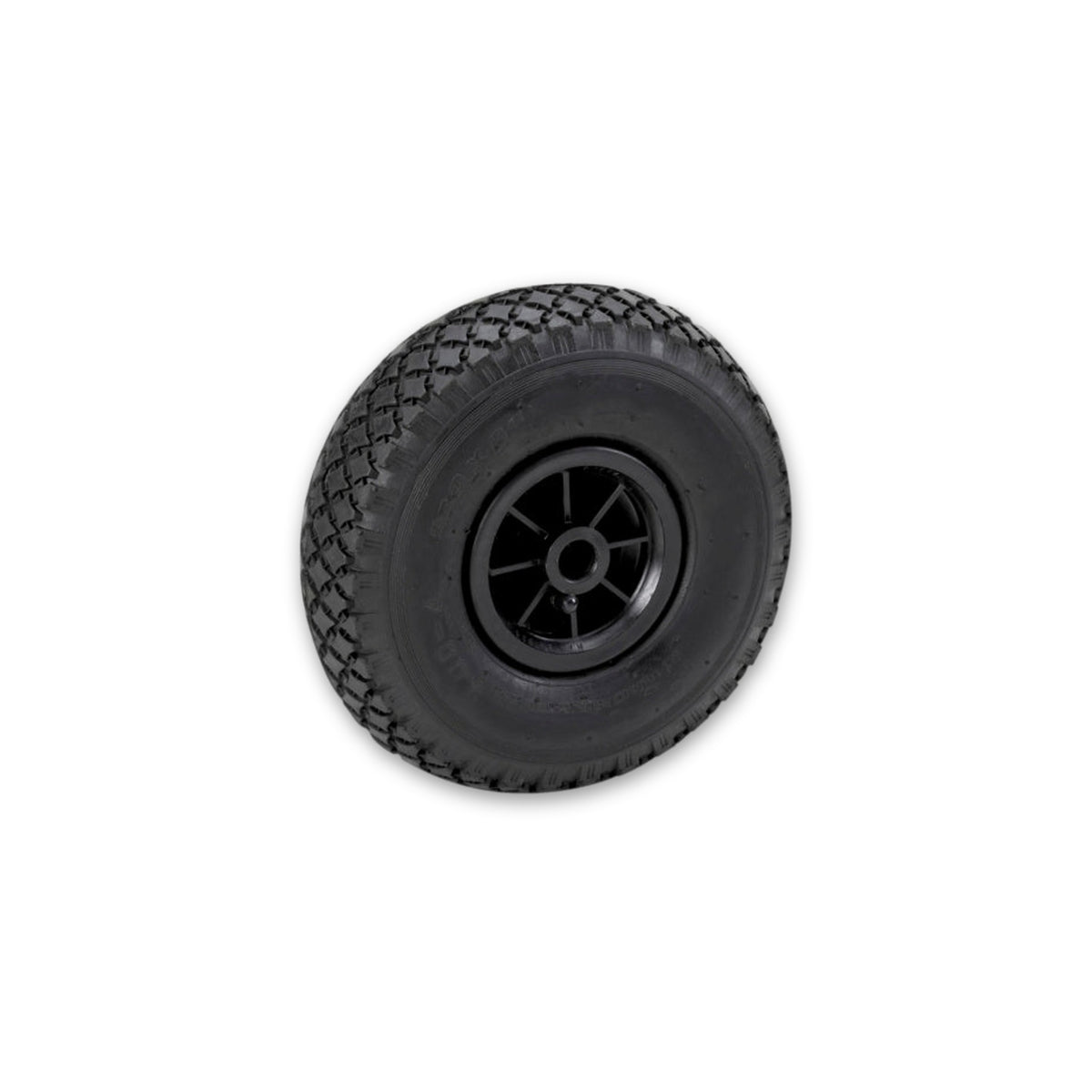 Luftrad mit PVC-Felge, Gummi und PVC, 260 mm, Traglast 150 kg: Produktansicht