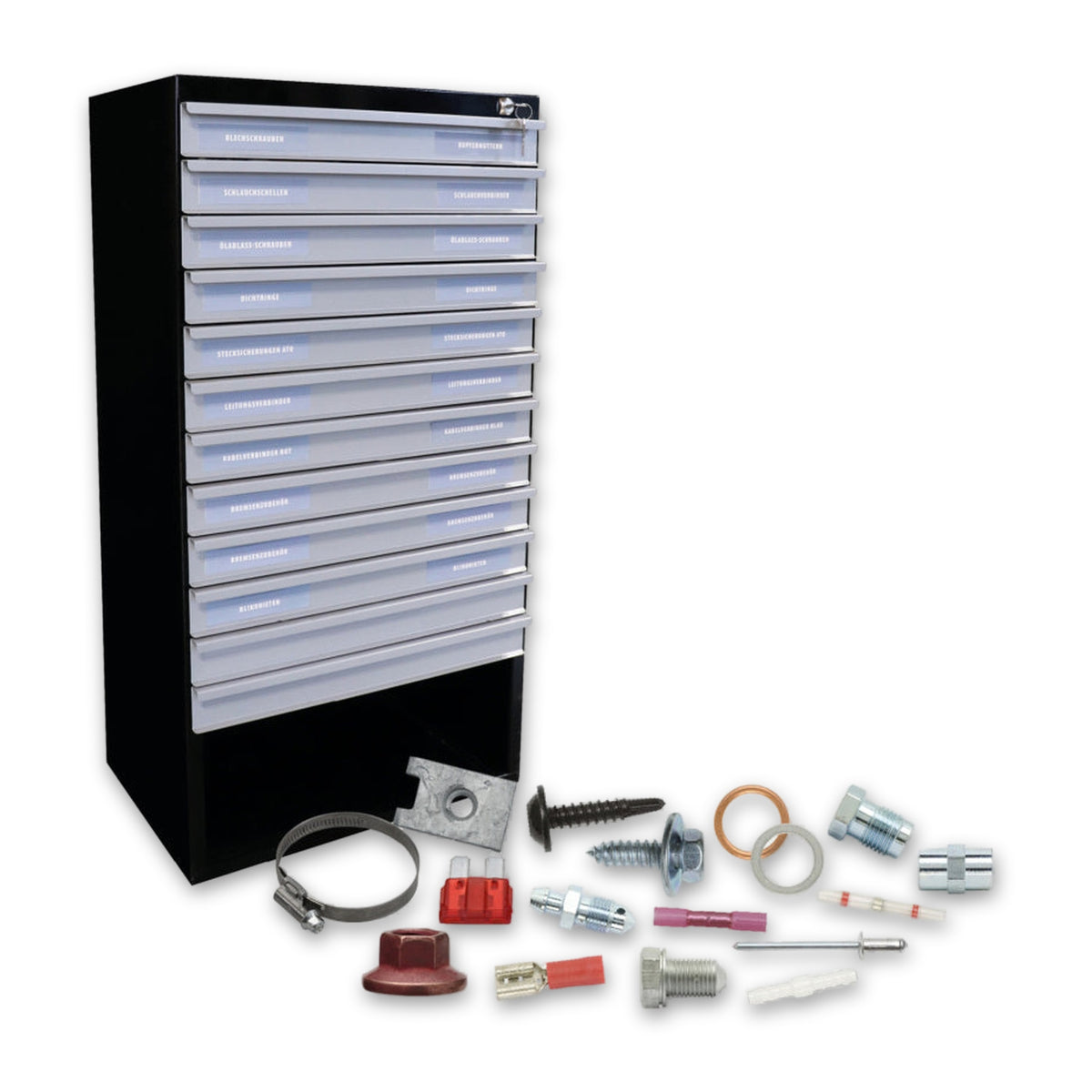 C-Teile-Tower, 1.165 × 540 × 345 mm: Produktansicht