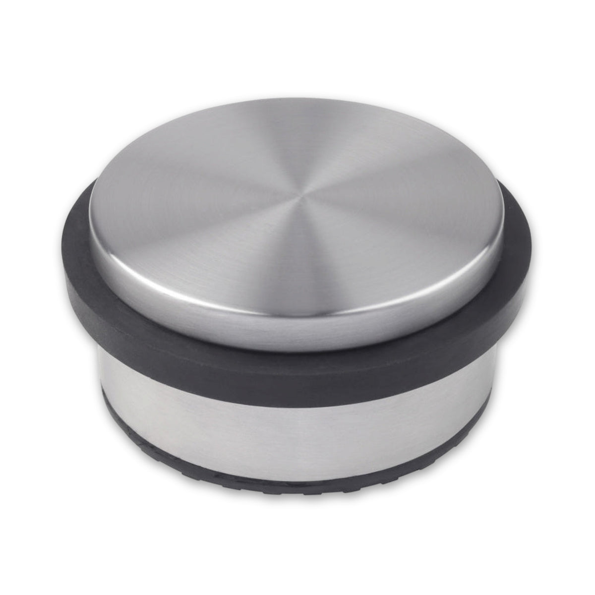 Türstopper flach, Edelstahl, Durchmesser 102 mm, 1,2 kg: Produktansicht