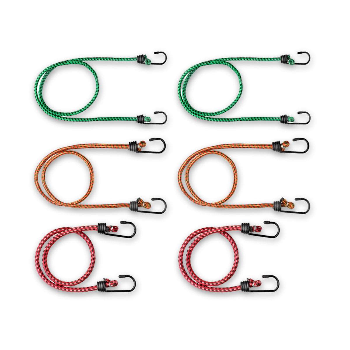 Gepäckspanner-Set, Polypropylen, 6-teilig: Produktansicht