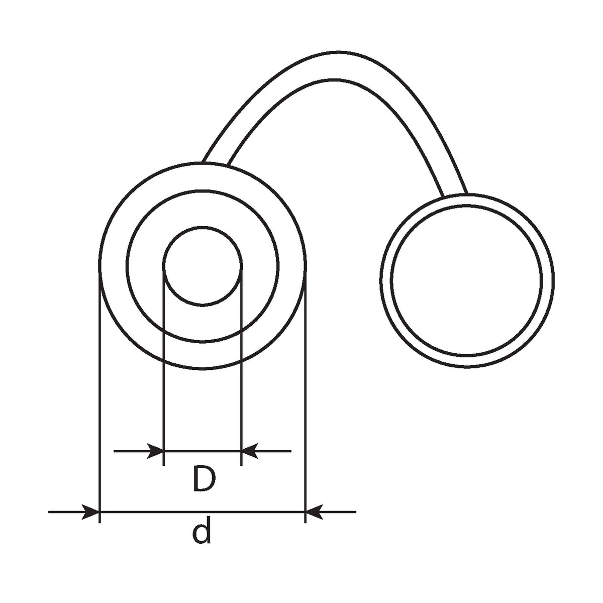 Dichtungskappe weiß mit Hütchen, Kunststoff, 21,2 mm: Produktansicht