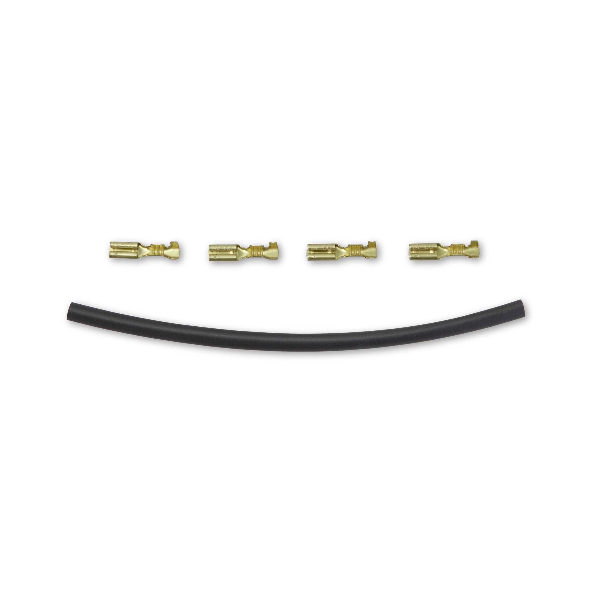 Flachsteckhülsen-Set mit Wärmeschrumpfschlauch, 2,8 mm, 4-teilig: Produktansicht