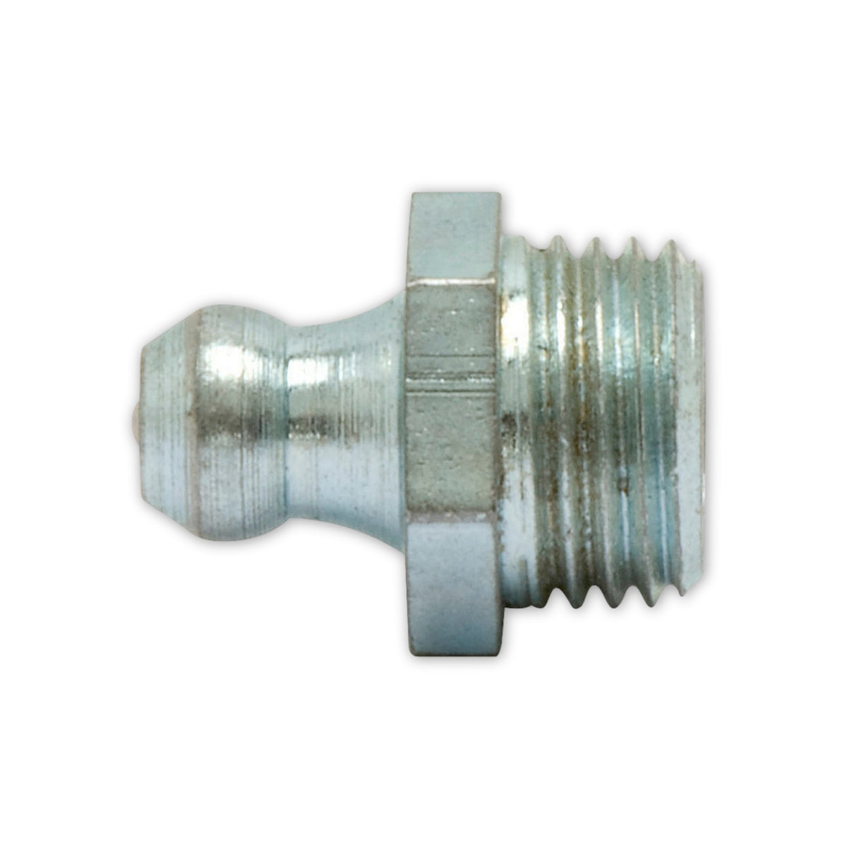 Hydraulikschmiernippel H1 gerade, Stahl verzinkt, DIN 71412: Produktansicht