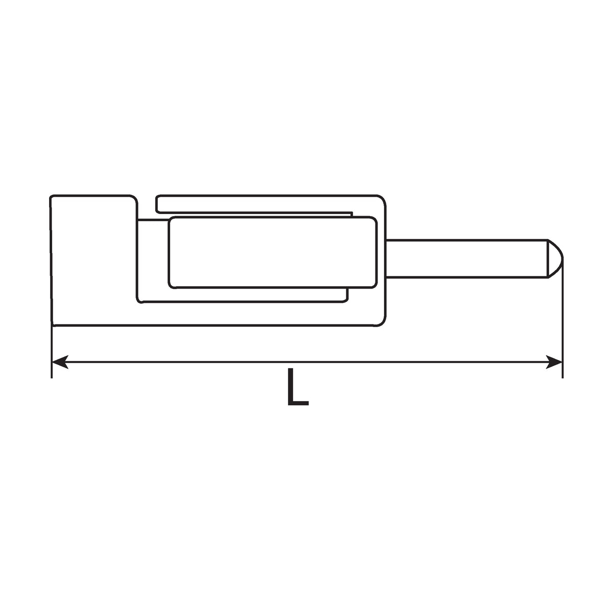 Kfz-Antennenadapter ISO auf DIN, 40 mm: Produktansicht