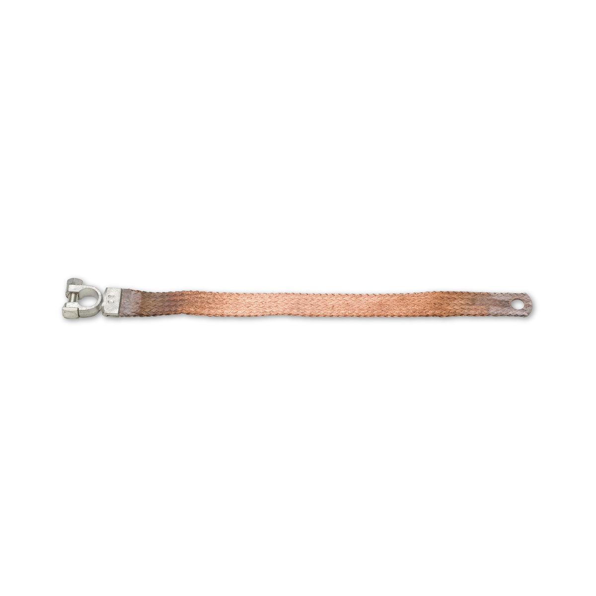 Kfz-Batteriemasseband mit Klemme, verzinnt, 21 mm² × 350 mm: Produktansicht
