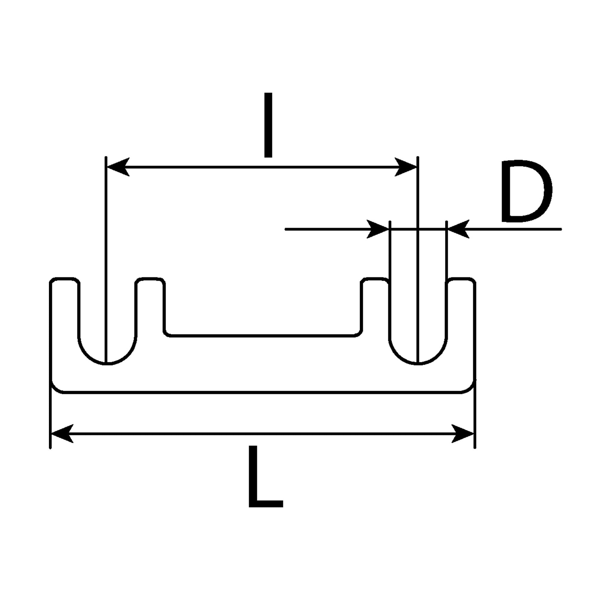 Kfz-Blechstreifensicherung, 32 V, Breite 11 mm: Produktansicht