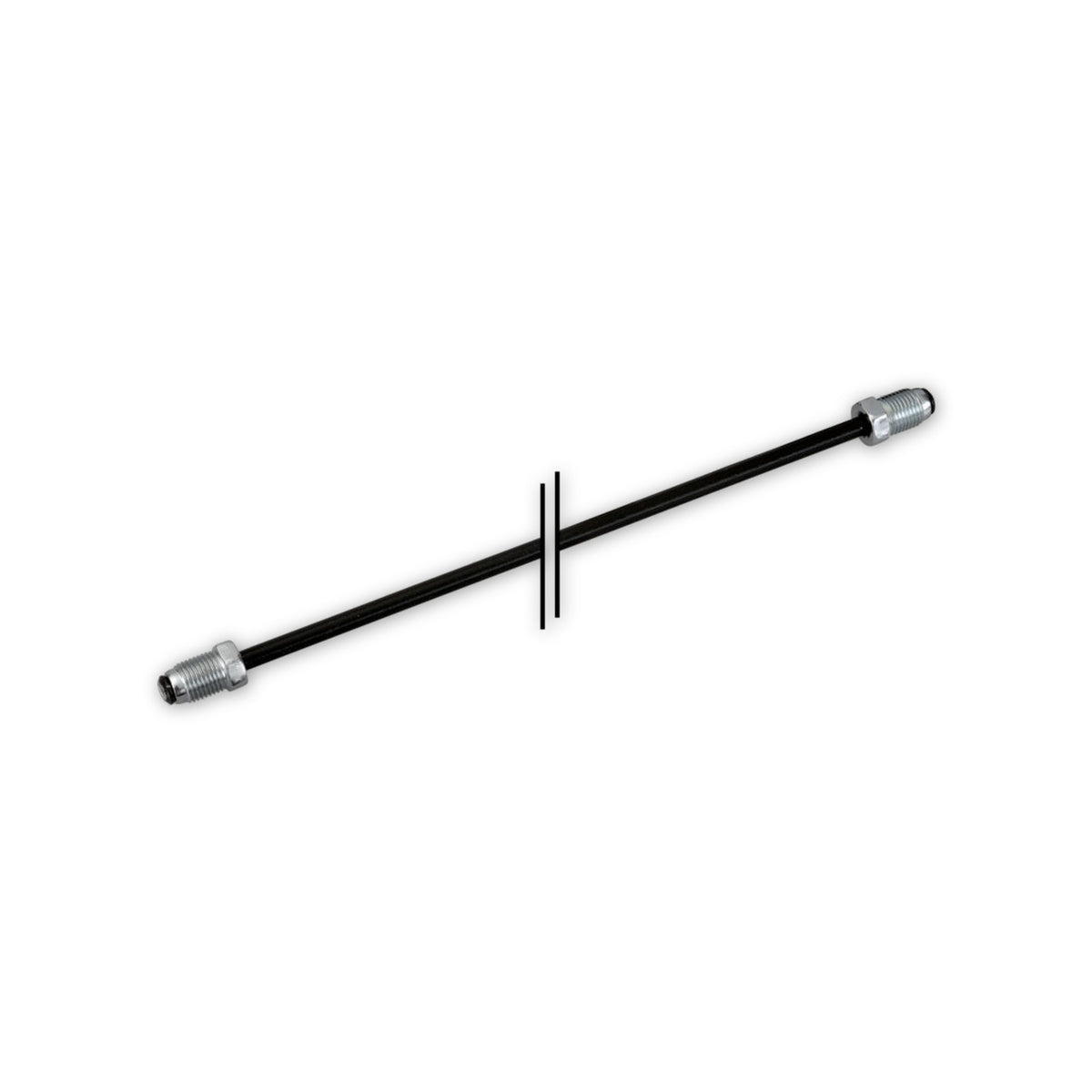 Kfz-Bremsleitungsstück Bördel E, Stahl, 4,75 mm, mit Verbinder: Produktansicht
