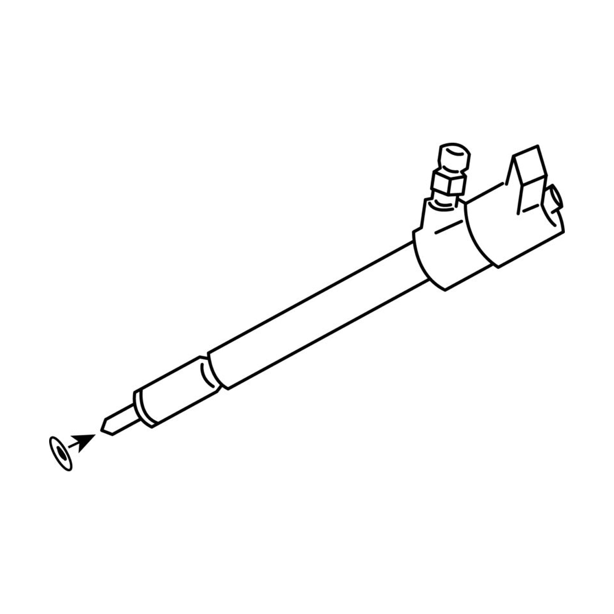 Kfz-Einspritzdüsen-Dichtring, Kupfer: Produktansicht