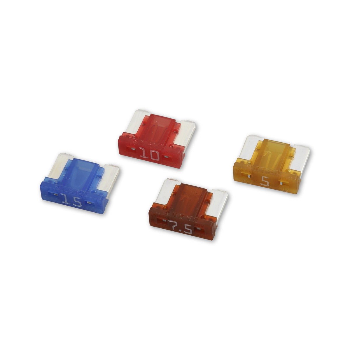 Kfz-Flachstecksicherungen-Set Mini Low Profile, 58 V, 4-teilig: Produktansicht