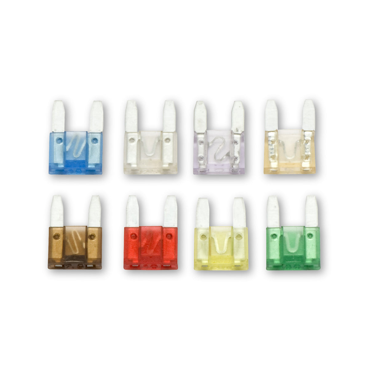 Kfz-Flachstecksicherungen-Set Mini, 3 bis 30 A, 8-teilig: Produktansicht
