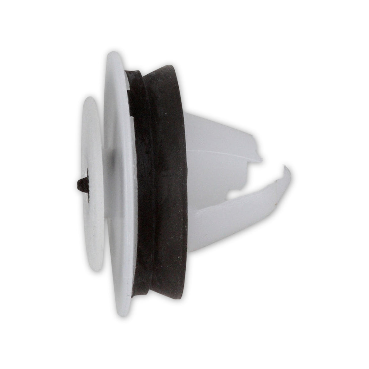 Kfz-Innenverkleidungsclip farblos, dk 20 mm, L 15,7 mm: Produktansicht