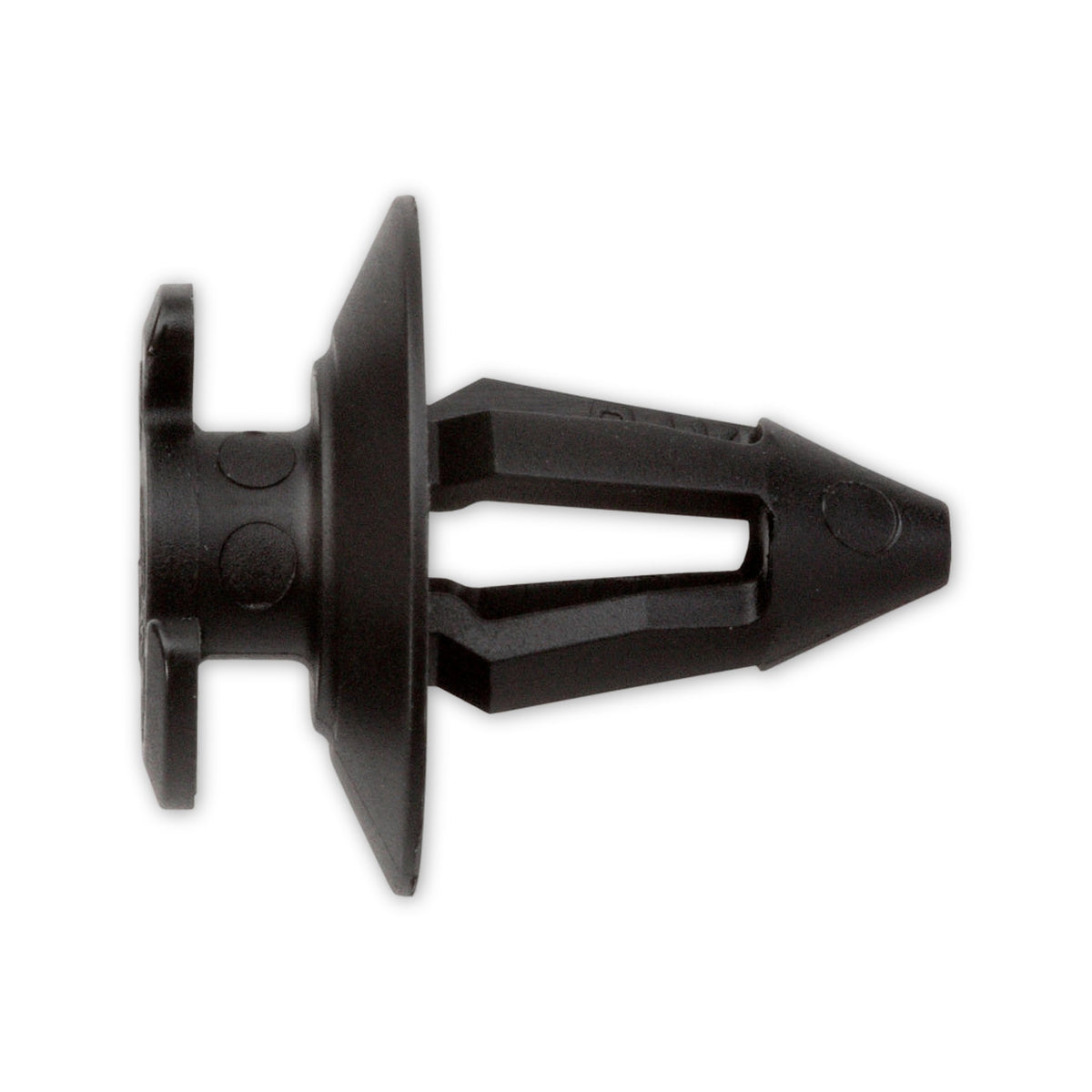 Kfz-Innenverkleidungsclip schwarz, dk 18 mm, L 21 mm, Bohrung 8 mm: Produktansicht