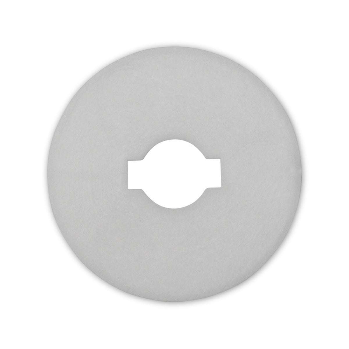 Kfz-Klemmscheibe farblos, 25 × 6 mm, Höhe 1,2 mm: Produktansicht