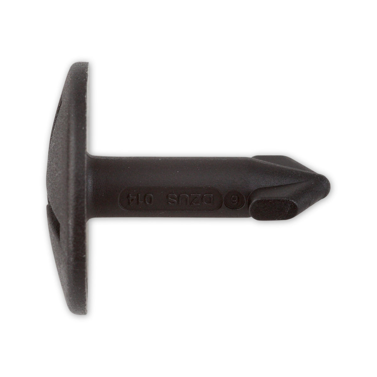 Kfz-Klemmstift schwarz, dk 25 mm, L 28,5 mm, Stift 10 mm: Produktansicht