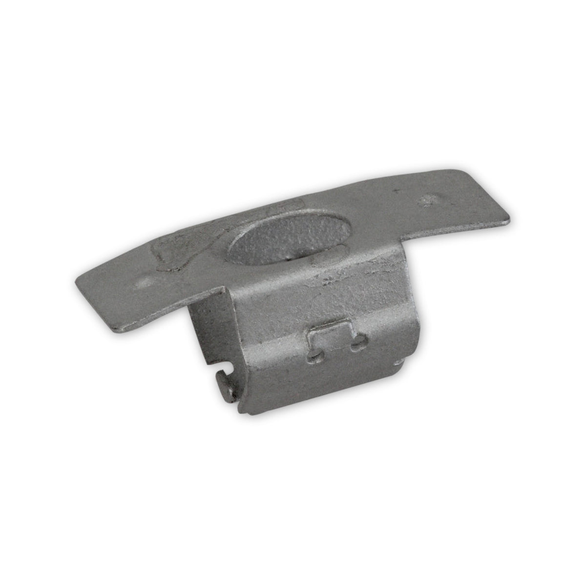 Kfz-Klemmstift silber, Kopf 23 × 11 mm, L 9,5 mm: Produktansicht