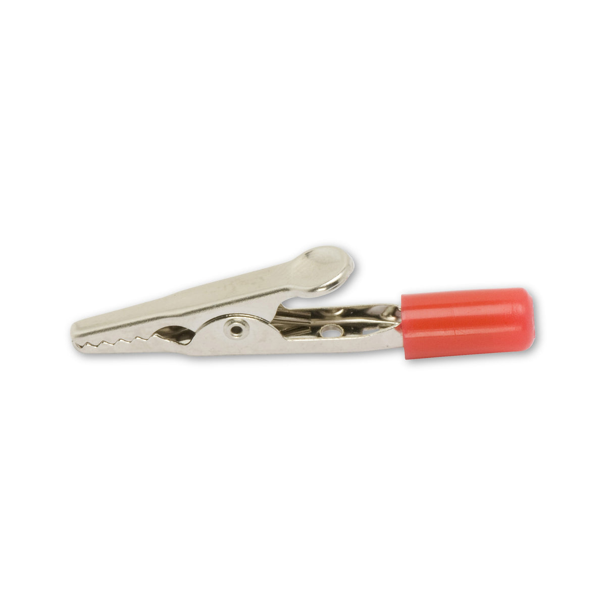 Kfz-Krokodilklemme teilisoliert, Stahl vernickelt, 4 mm², 50 mm: Produktansicht