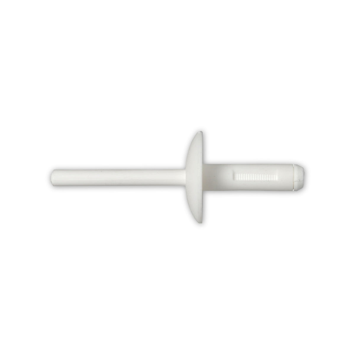 Kfz-Kunststoffblindniet weiß, dk 20 mm, Hülse 5,7 × 19,8 mm: Produktansicht