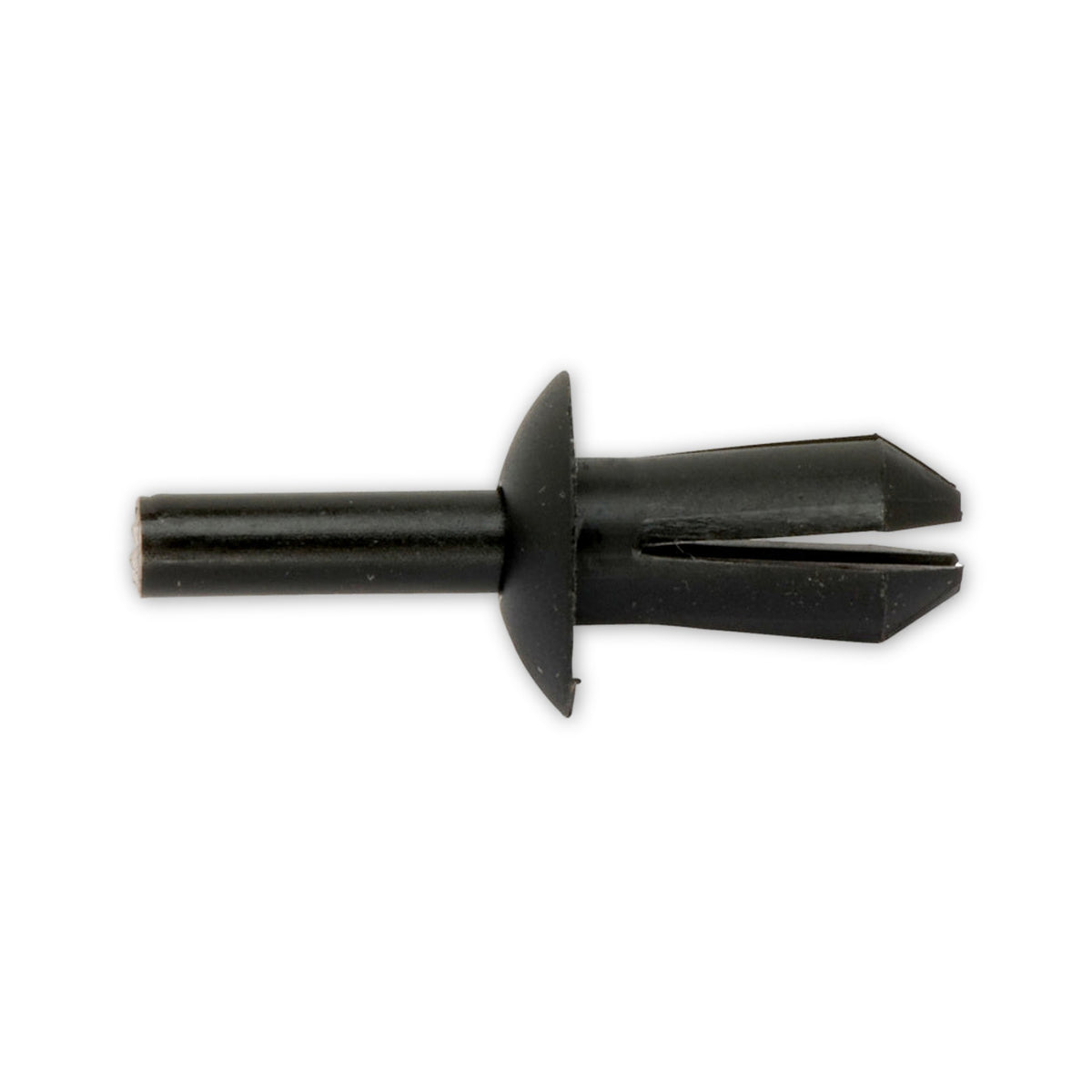 Kfz-Kunststoffspreizniet schwarz, dk 10 mm, Hülse 11 mm: Produktansicht