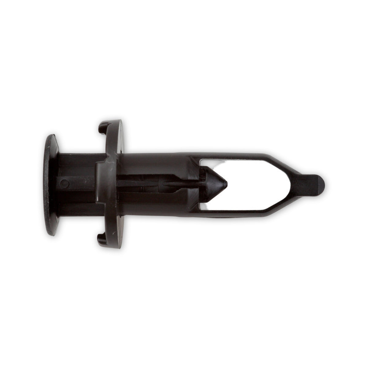 Kfz-Kunststoffspreizniet schwarz, dk 18 mm, L 30 mm: Produktansicht