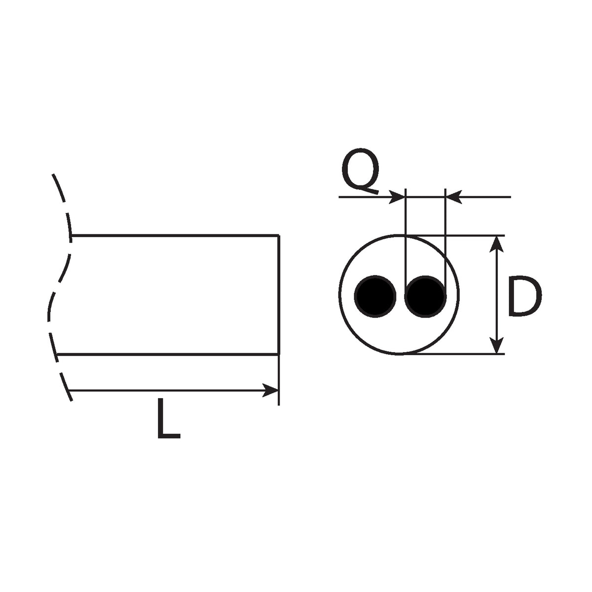 Kfz-Lautsprecherleitung braun-rot, PVC, 2-adrig, DIN ISO 6722: Produktansicht