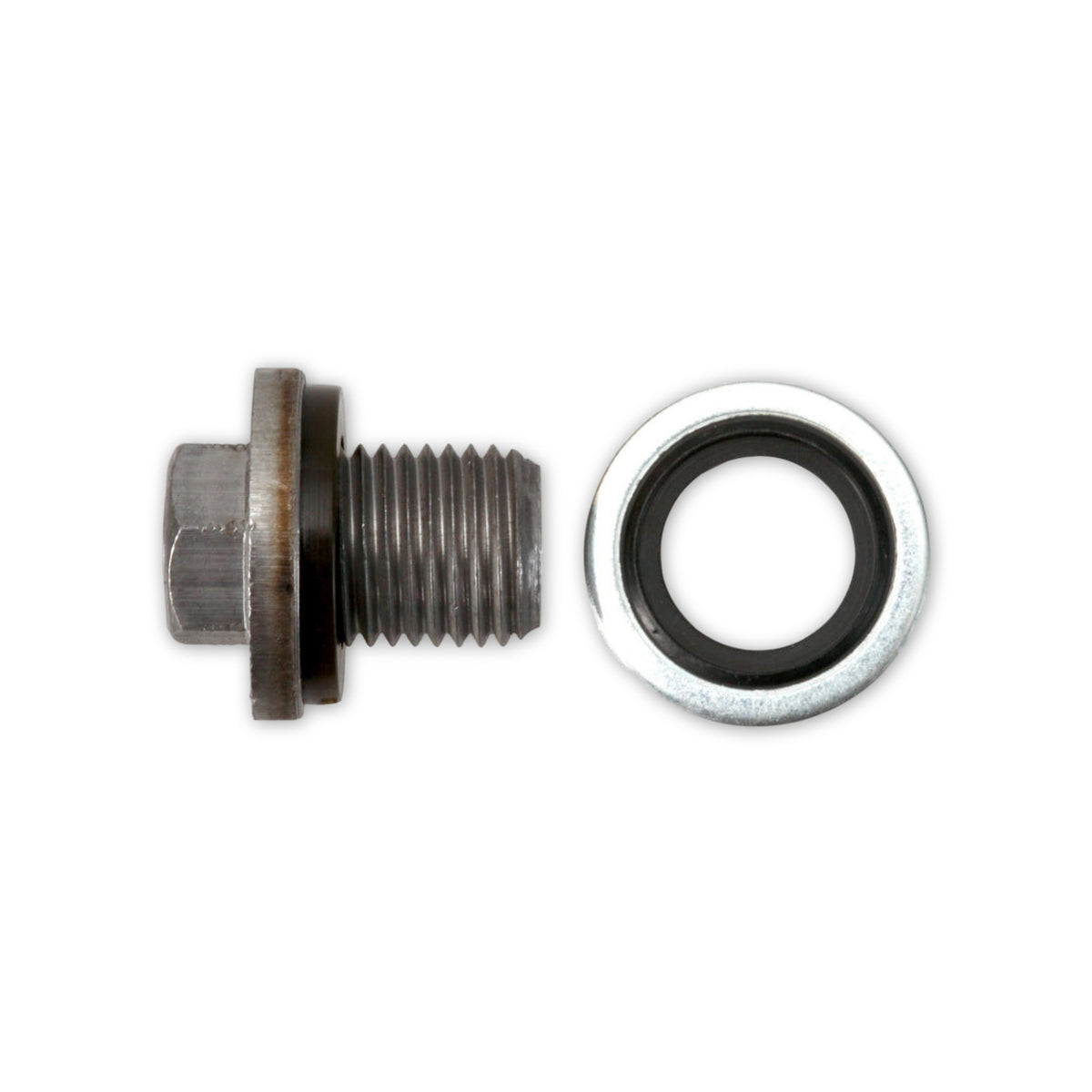 Kfz-Ölablassschraube M14 × 1,5 × 16 mit Dichtring, Stahl blank: Produktansicht