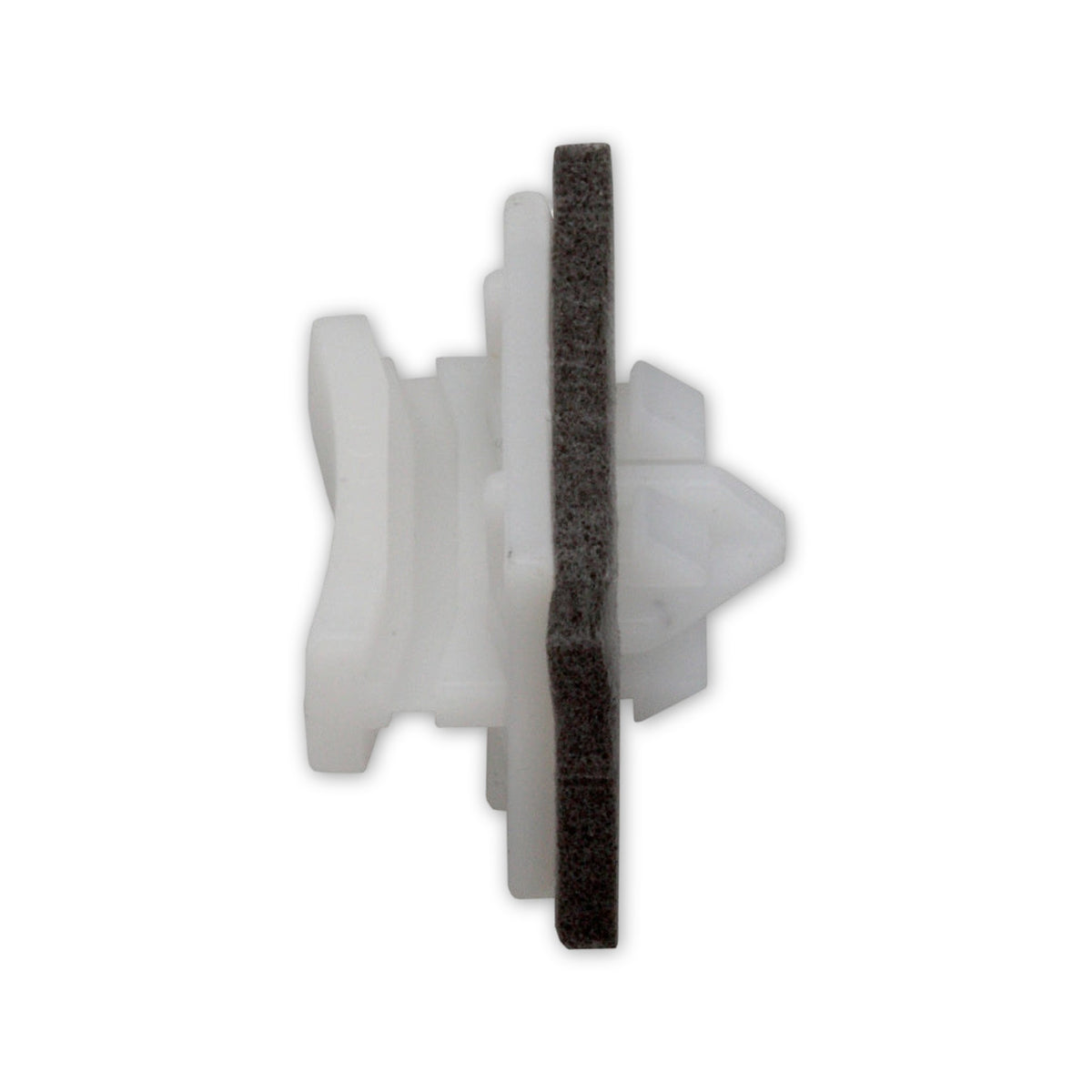 Kfz-Scheibenklammer kurz farblos, Kopf 20 × 14 mm: Produktansicht