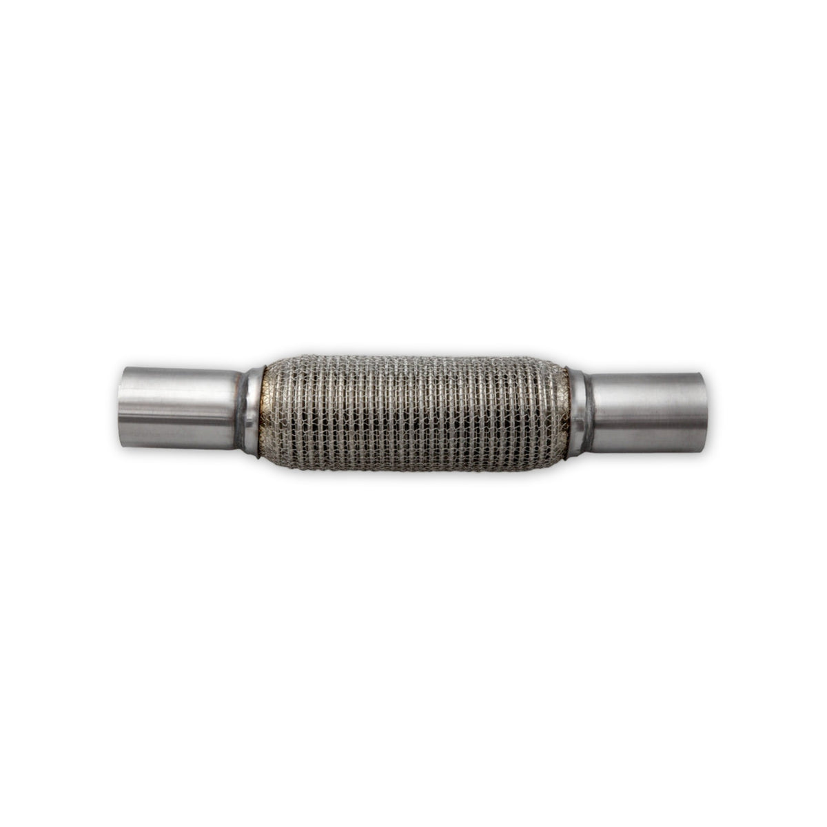 Kfz-Softflexrohr mit Anschlussrohr, Edelstahl A2, 340 mm: Produktansicht