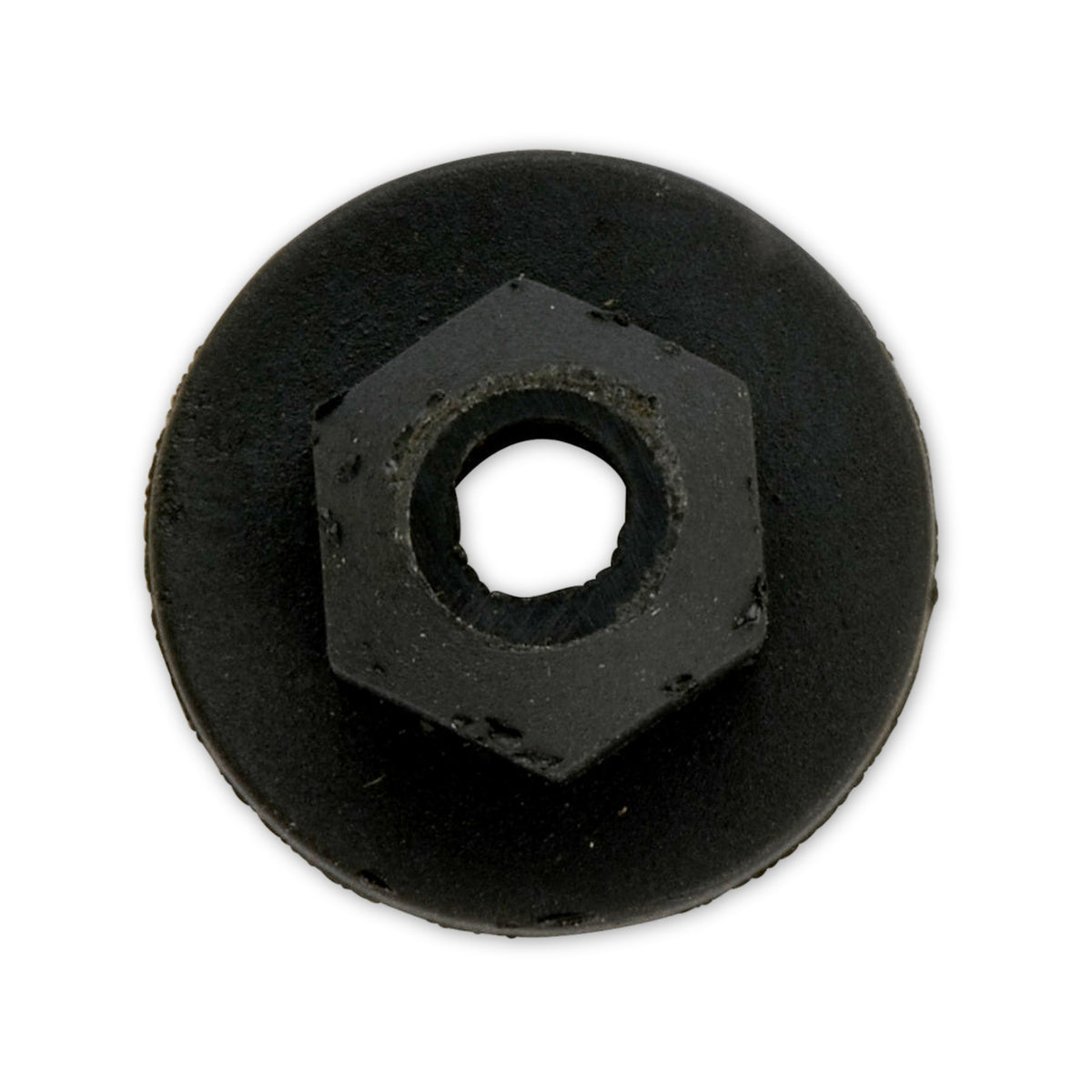 Kfz-Spreizmutter schwarz, Kunststoff, dk 18 mm, L 10,5 mm: Produktansicht