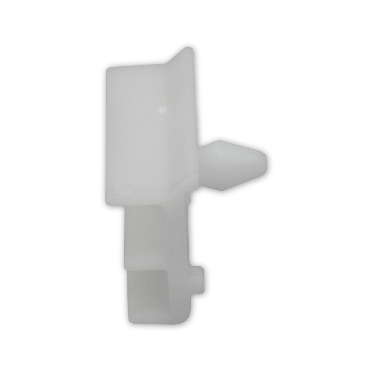 Kfz-Zierleistenklammer farblos, 31,8 × 17,8 × 9 mm: Produktansicht