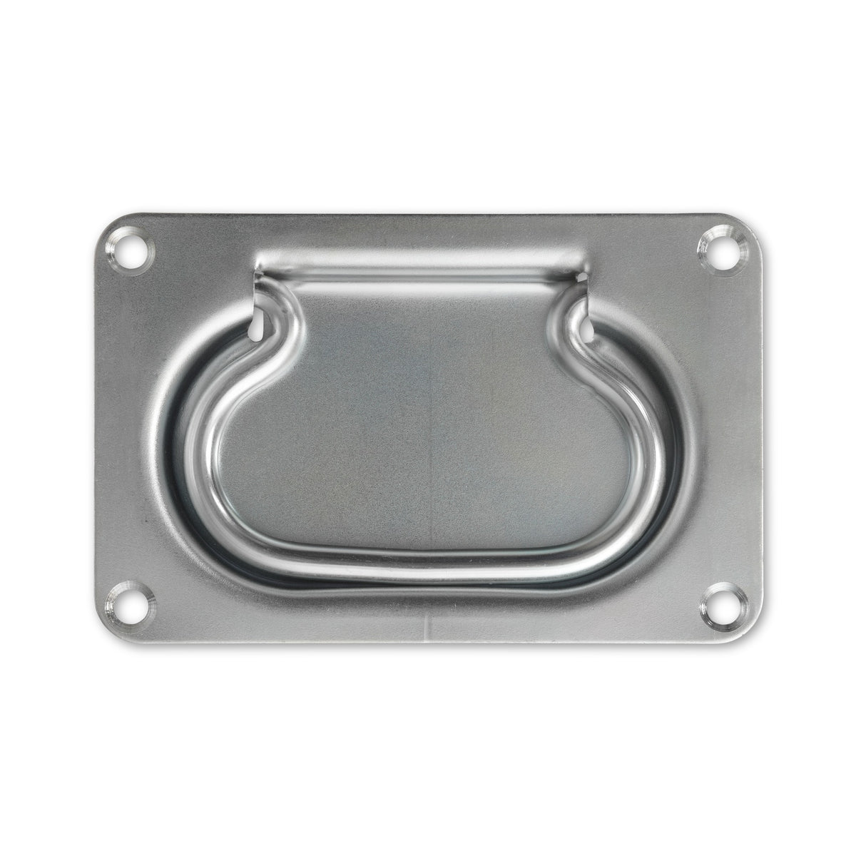 Kistengriff zum Einlassen, Stahl verzinkt, 130 × 90 mm: Produktansicht