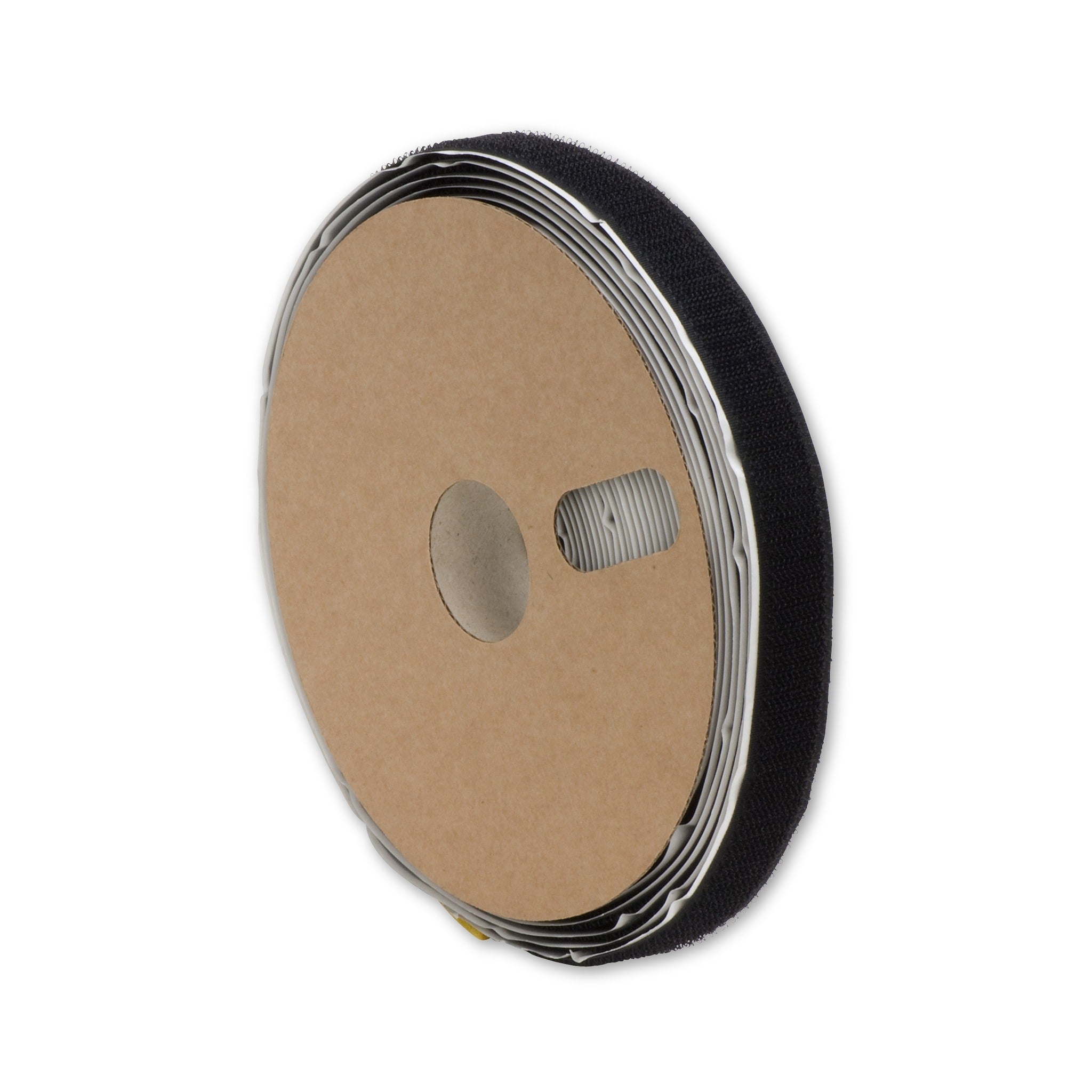 Klettband selbstklebend mit Haken, schwarz, 20 mm × 10 m: Produktansicht
